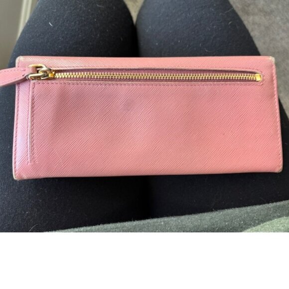 Prada Camelia Saffiano Leather Wallet - Picture 4 of 16